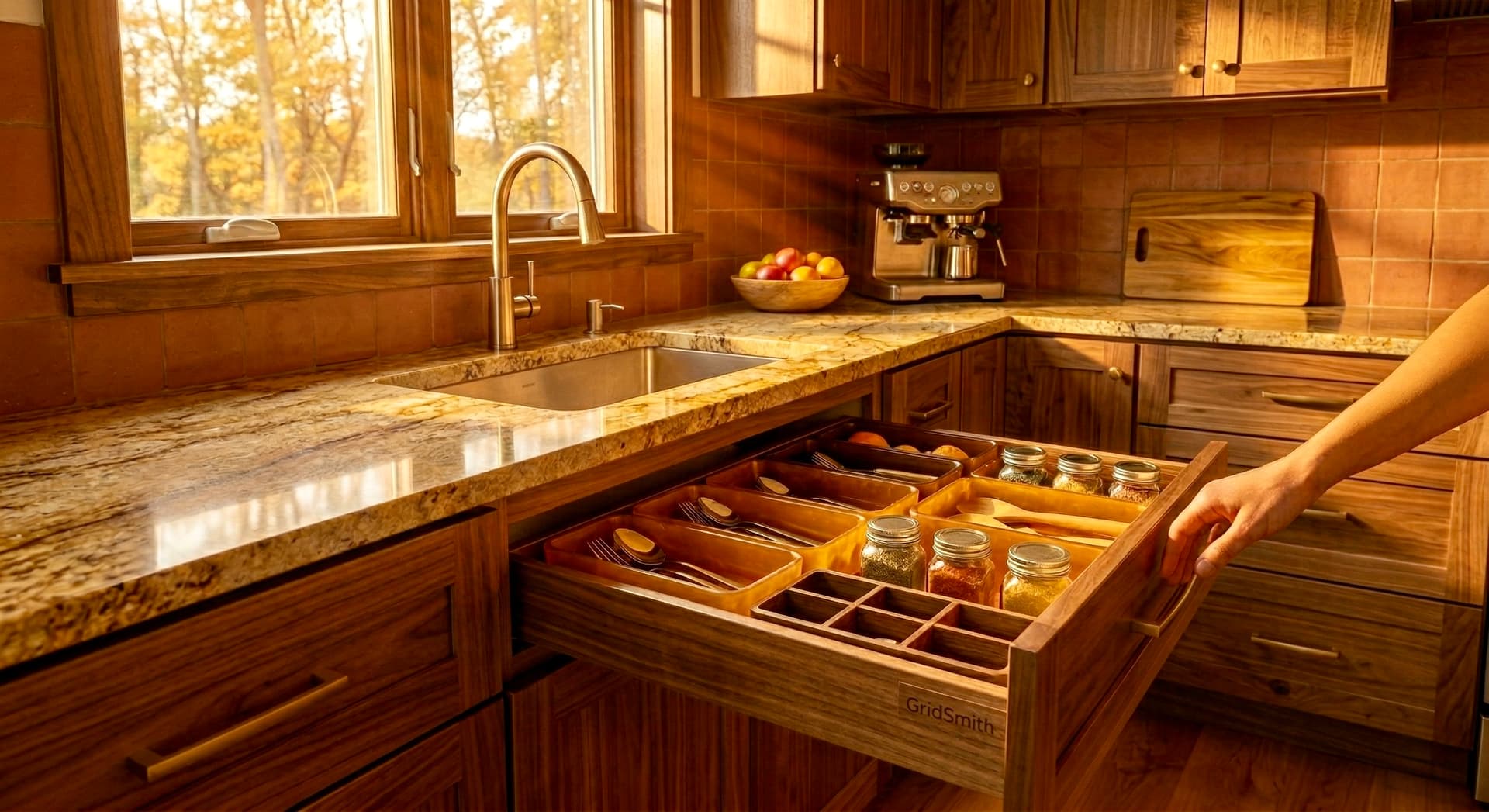 GridSmith modular drawer bins